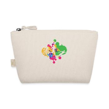 Triathlete Swimmer Cyclist Runner Vintage - Organic Pouch - nature - Front