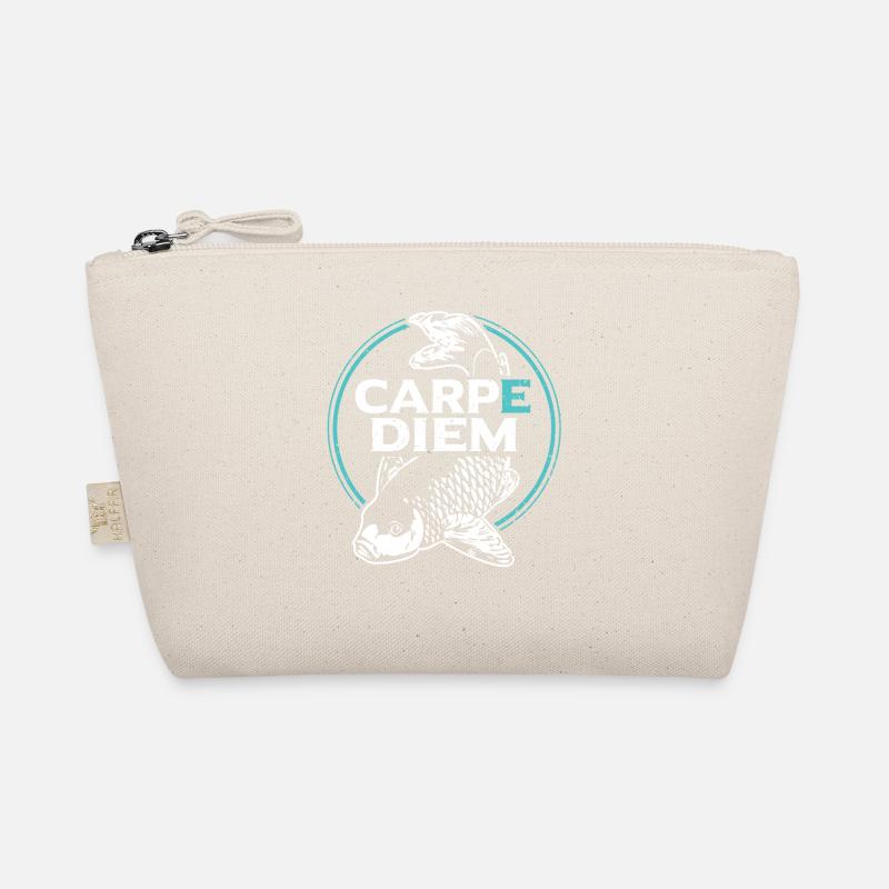 Fischer Forelle Barsch Angler Geburtstagsgeschenk Bio-Täschchen