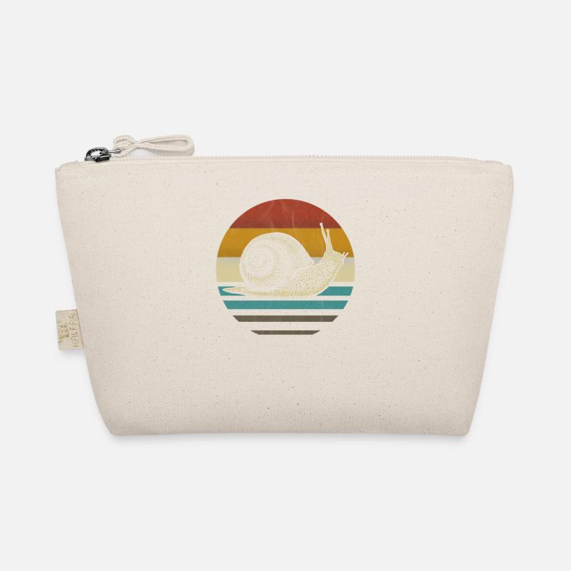 Snail vintage retro gift runner jogger Organic Pouch