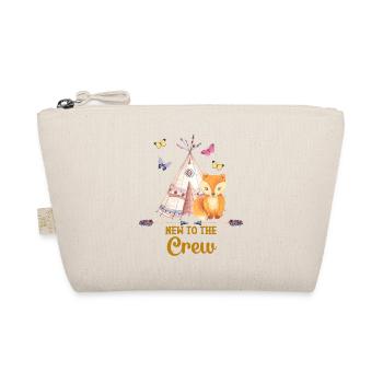 Nouveau dans l'équipage Boho bébé renard cadeau naissance - Trousse biologique - nature - Devant