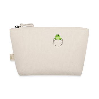 Grenouille dans la poche De l’amour grenouilles - Trousse biologique - nature - Devant