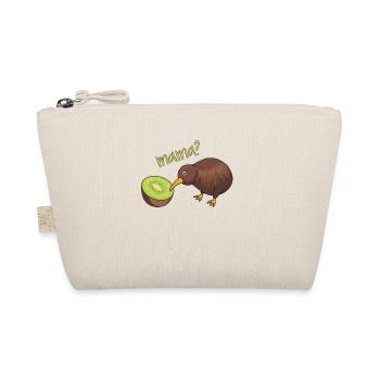 mummy? funny kiwi gift idea kiwi fruit - Organic Pouch - nature - Front
