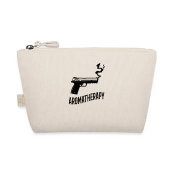 Aromatherapy Gun Owners Humor - Organic Pouch - nature - Front