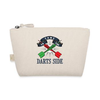 Darts, darts dart players, throwing darts - Organic Pouch - nature - Front