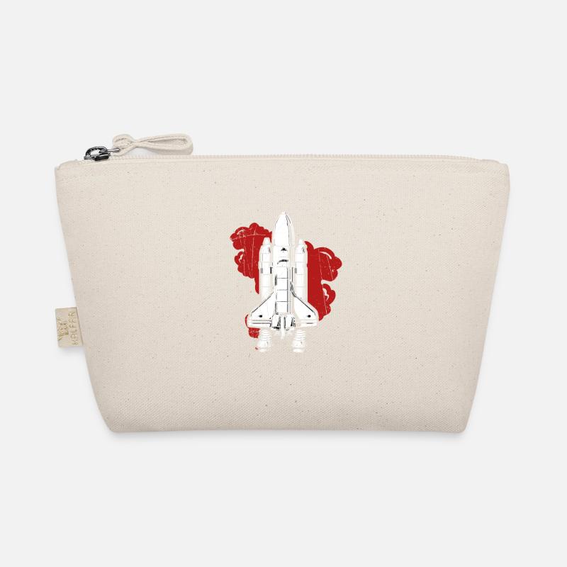Great rocket gift for rocket & space friends - Organic Pouch - nature