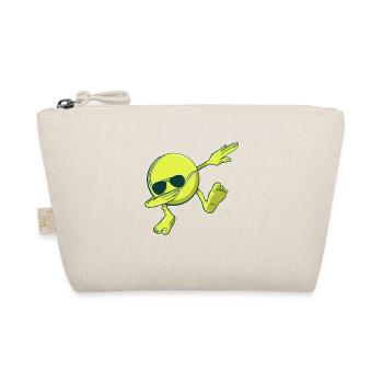 Funny Dabbing Tennis Tennis Player - Bio-Täschchen - Natur - Vorne