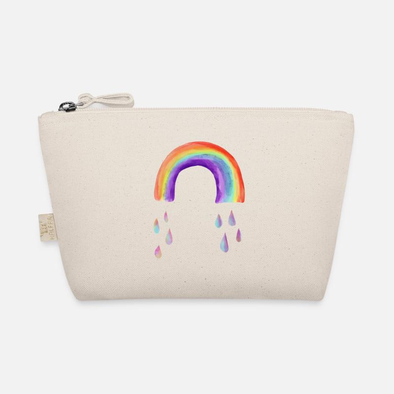 Regenbogen - Bio-Täschchen - Natur