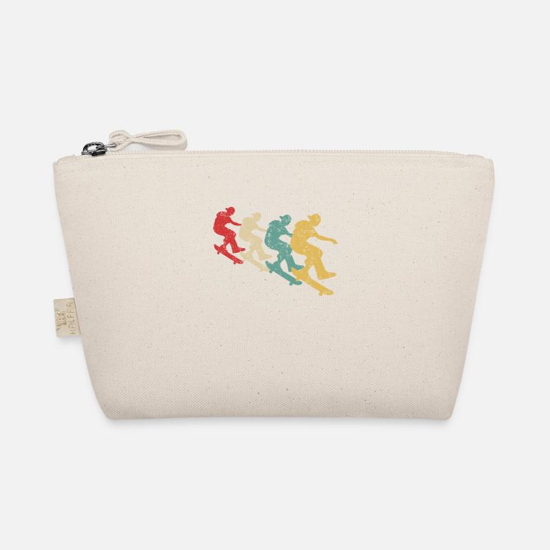Skateboarding Skateboarder Skateboard Retro Bio-Täschchen