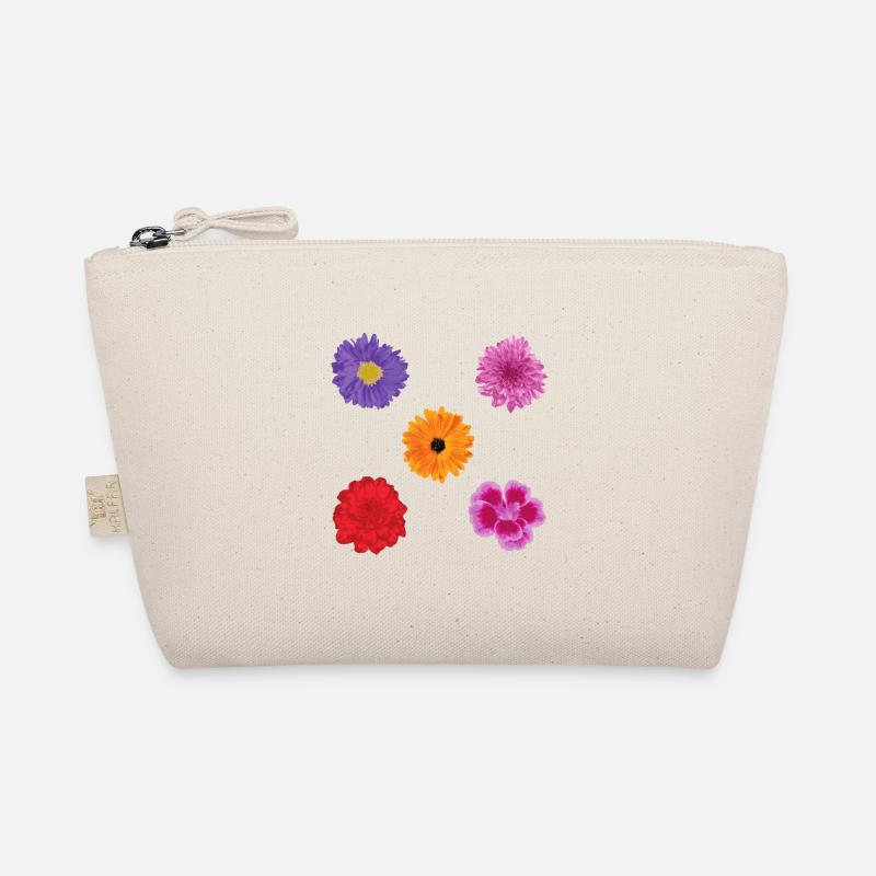 Blumen Motiv Set Bio-Täschchen