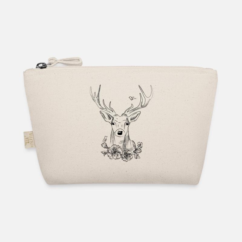 Deer sketch Organic Pouch