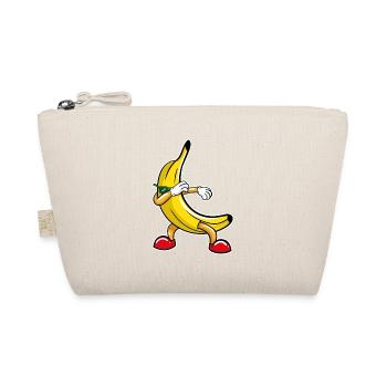 Tupfer Banane - Bio-Täschchen - Natur - Vorne