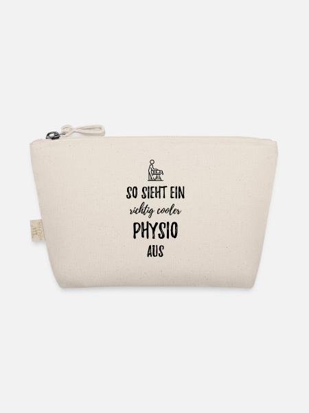 Physiotherapeut Humorvoll Geschenk Spruch Lustig - Bio-Täschchen - Natur