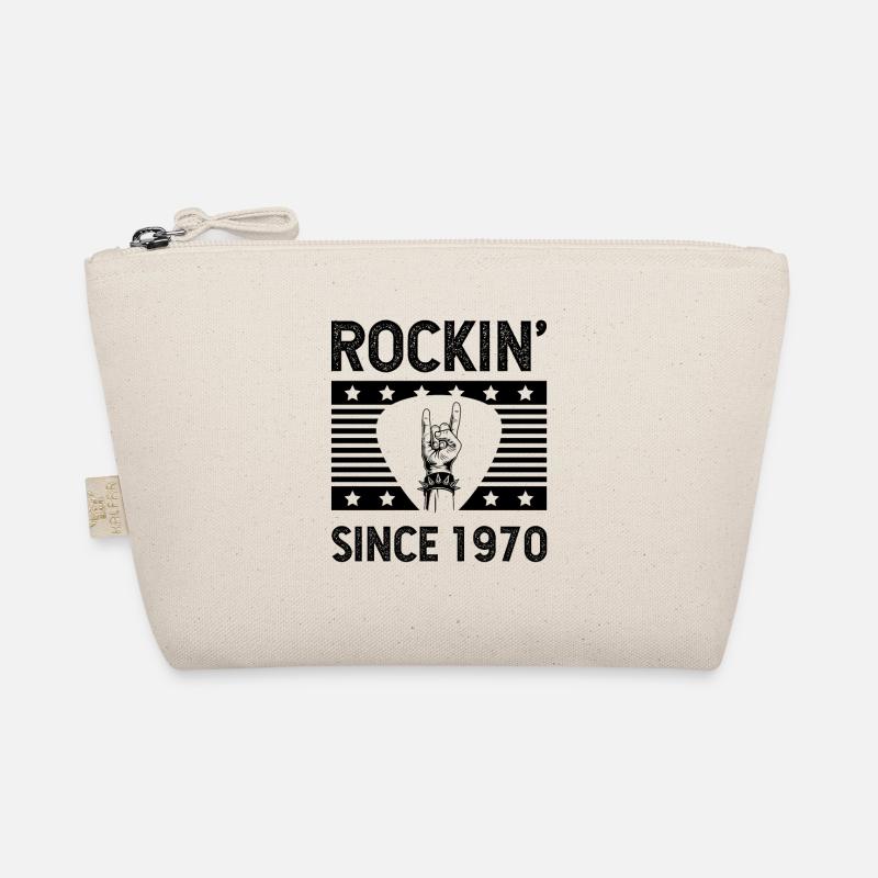 Geschenk für 50-Jährige: Classic Rock 1970 50 .. - Bio-Täschchen - Natur