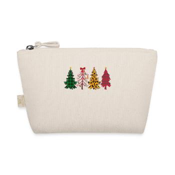 Christmas fir tree Christmas outfit Santa - Organic Pouch - nature - Front