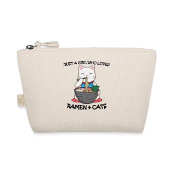 Japan Ramen Katze Anime Kawaii Otaku - Bio-Täschchen - Natur - Vorne