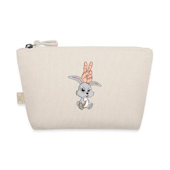 , rabbit or rabbit ear what the hell Easter - Organic Pouch - nature - Front