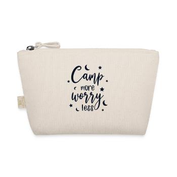 Camping Memories Retro Camp Motorhome Vintage Cool - Organic Pouch - nature - Front