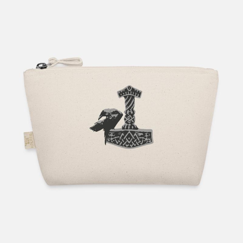 Thor Hammer Ravens Odin Midgard Trousse biologique