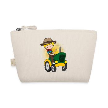 Tracteur conducteur garçon agriculteur agriculteur cadeau enfants - Trousse biologique - nature - Devant