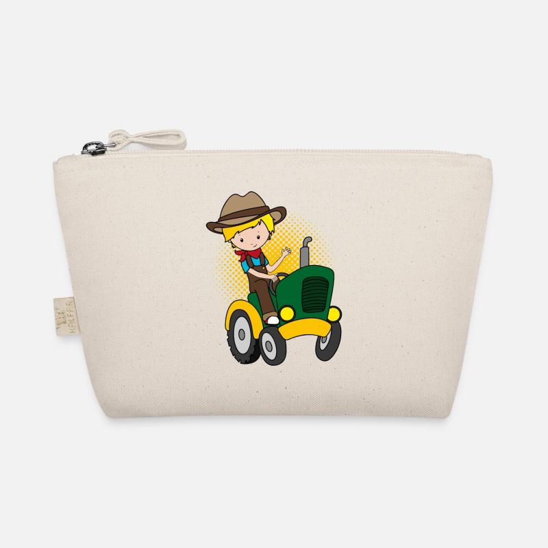 Tractor driver boy farmer farmer kids gift Organic Pouch