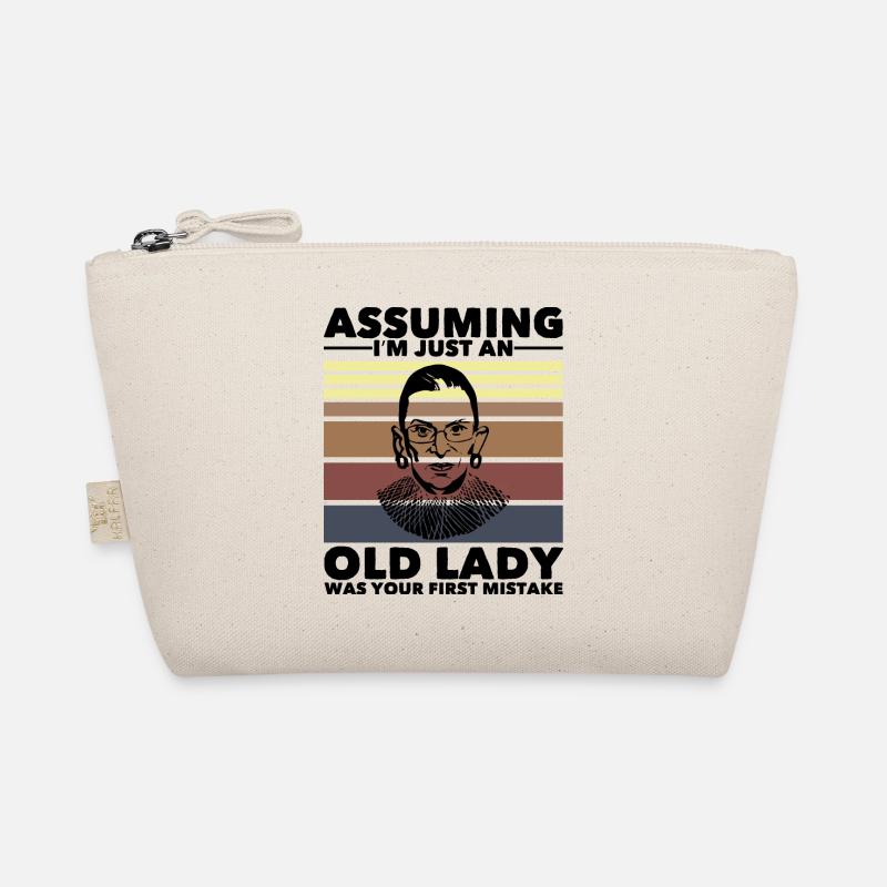 R.B.G. Ruth Bader Ginsburg RBG - Bio-Täschchen - Natur
