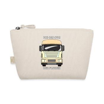 LKW ICH BIN NUR DER FAHRER - Bio-Täschchen - Natur - Vorne