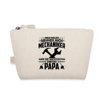Mechaniker Papa manche Menschen nennen mich - Bio-Täschchen - Natur - Vorne