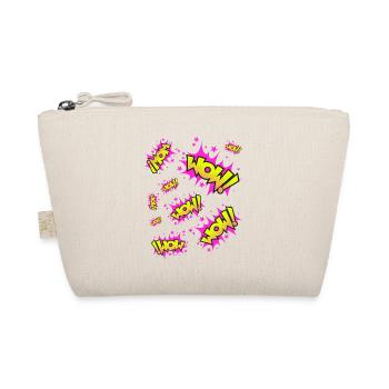 Le jaune fluo Pink WOW ! - Trousse biologique - nature - Devant