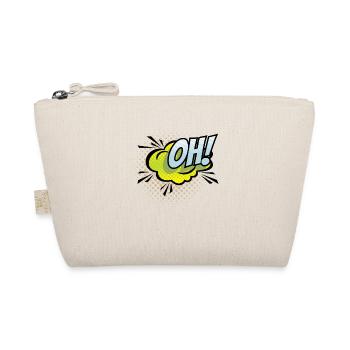 Cool 90s design OH! - Organic Pouch - nature - Front
