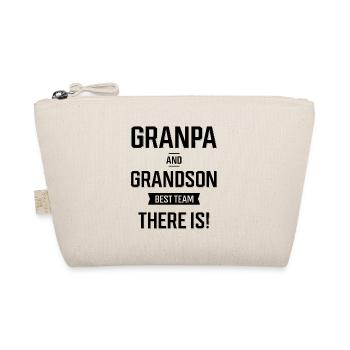 Grandpa and Grandson - Funny Gift Dad and Grandpa - Organic Pouch - nature - Front