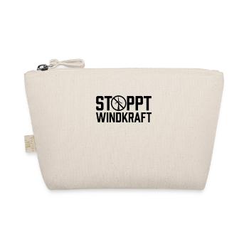 Stoppt Windkraft Windenergie Windrad Gegner - Bio-Täschchen - Natur - Vorne