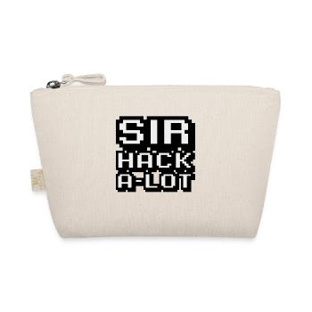 Computer Hack and Pixel Art Sir Hack A Lot - Organic Pouch - nature - Front