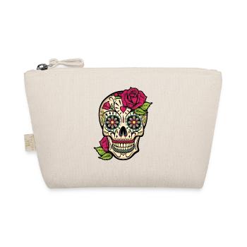 Crâne de sucre, jour des morts, Dia de los Muertos - Trousse biologique - nature - Devant