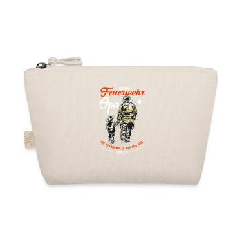 Opa Geschenke - Feuerwehr - Bio-Täschchen - Natur - Vorne