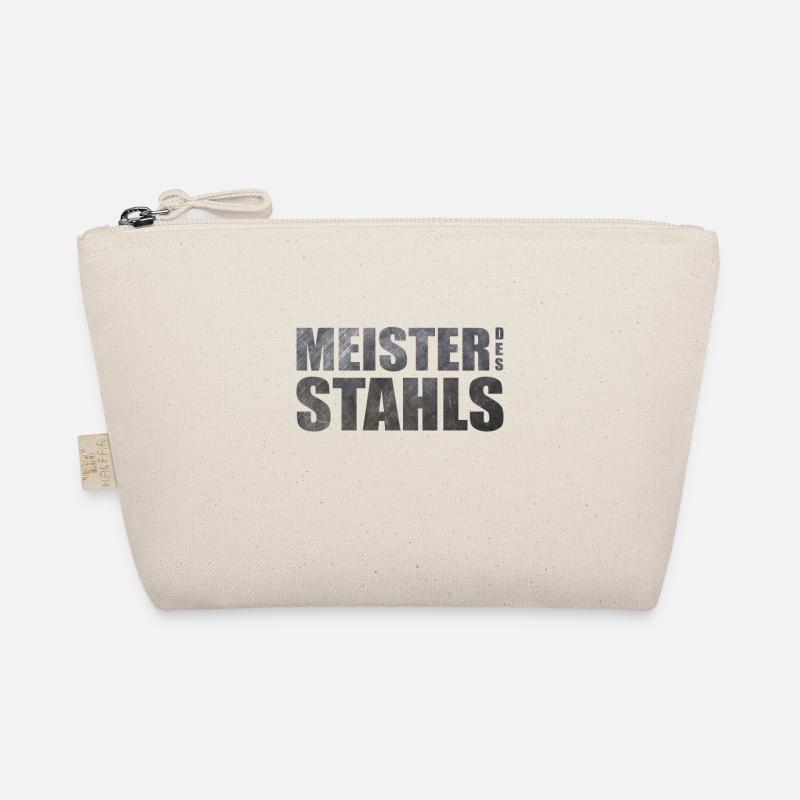 Stahl Schweißer Schlosser Metallbauer Geschenkidee - Bio-Täschchen - Natur