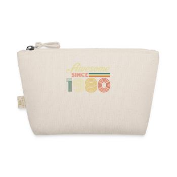 Vintage 1980 anniversaire rétro vintage 80 anniversaire - Trousse biologique - nature - Devant