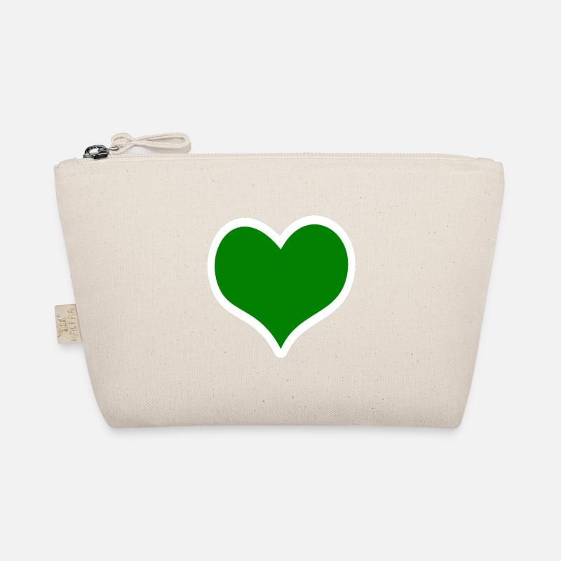 Green heart Organic Pouch