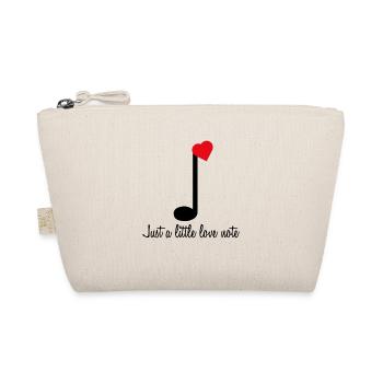 Love note & music - Organic Pouch - nature - Front