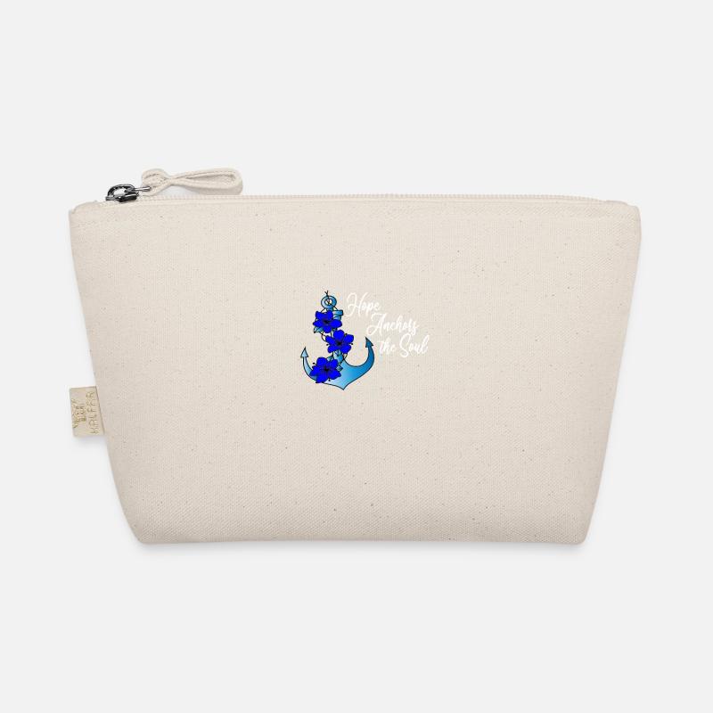 Anker Hoffnung Blumen Bio-Täschchen