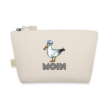 Hamburg Moin Matrose Möwe Geschenkidee Norddeutsch - Bio-Täschchen - Natur - Vorne