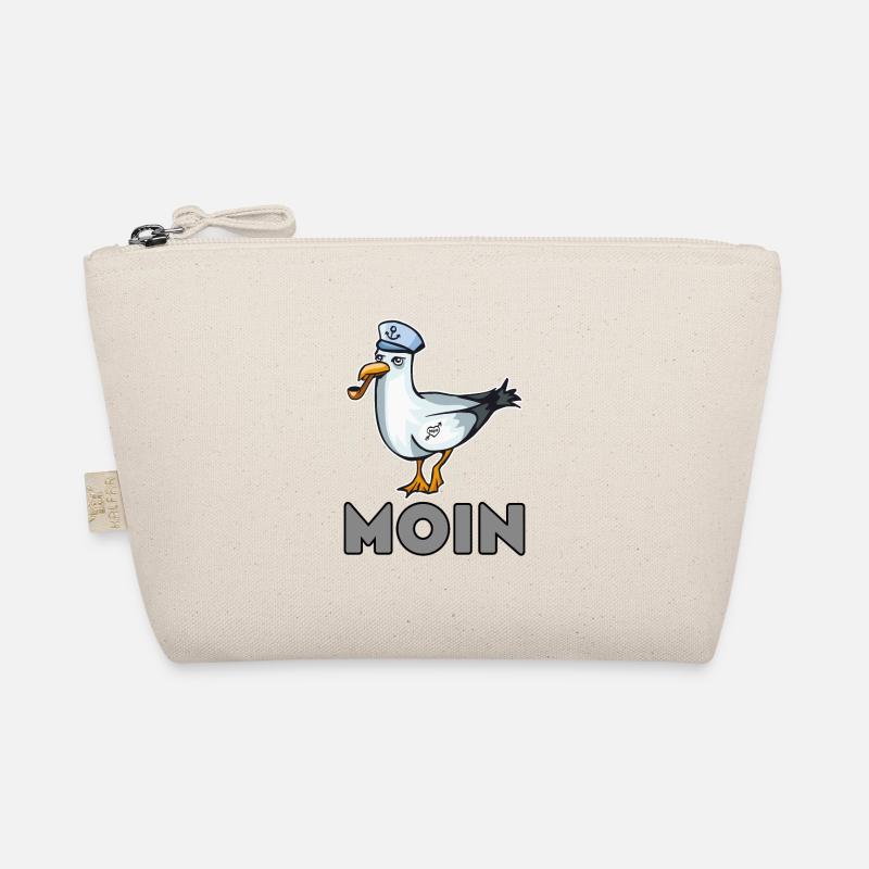 Hamburg Moin Matrose Möwe Geschenkidee Norddeutsch Bio-Täschchen