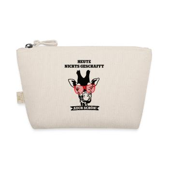 Homeoffice Shirt Geschenk - Bio-Täschchen - Natur - Vorne