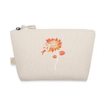 Blood Cancer Leukemia Sunflower Flower Gift - Organic Pouch - nature - Front