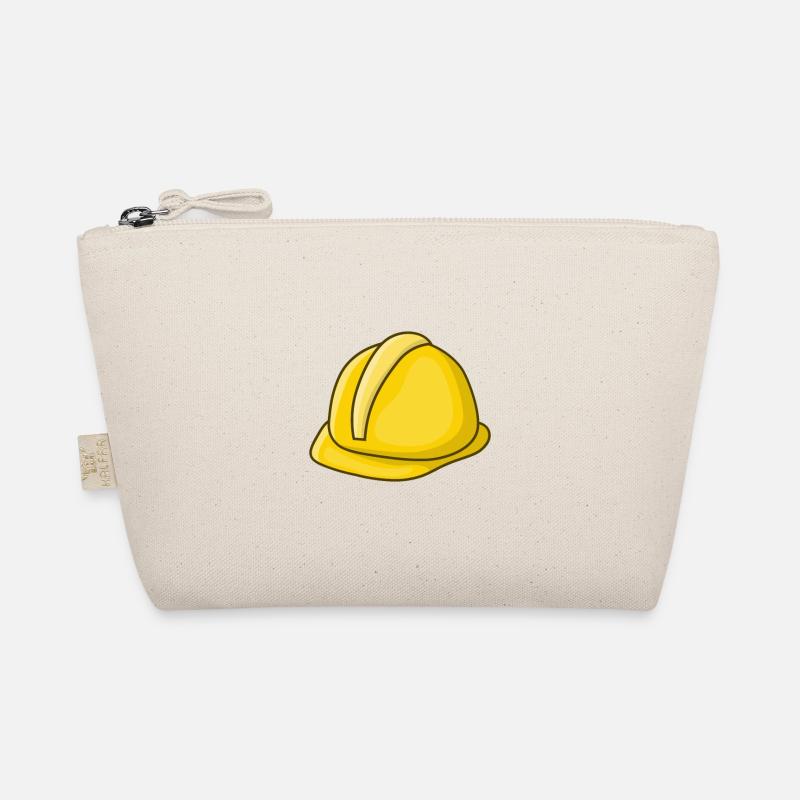 Hardhat construction worker craftsman Organic Pouch