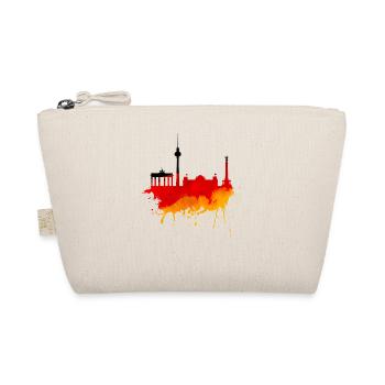 Berlin Skyline Germany Flag German Flag - Organic Pouch - nature - Front