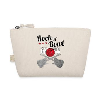 Bowling Spieler Bowlen Rock Musik Fans Geschenk - Bio-Täschchen - Natur - Vorne