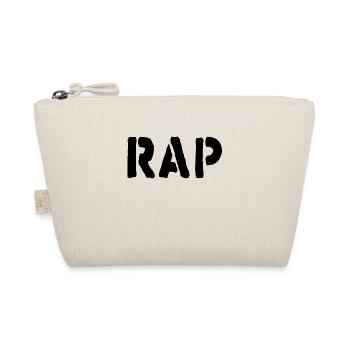 Beats and Rhymes: Rap Music - Organic Pouch - nature - Front