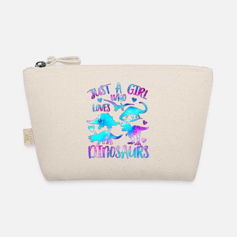 Nur ein Mädchen, das Dinosaurier liebt Bio-Täschchen