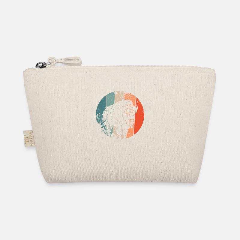 Bison vintage buffalo Organic Pouch