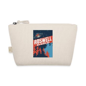 Roswell New Mexico USA Verschwörungstheorien Fun Gif - Bio-Täschchen - Natur - Vorne
